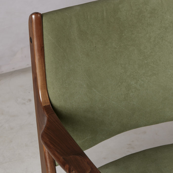 Fred Arm Chair - Green Canvas