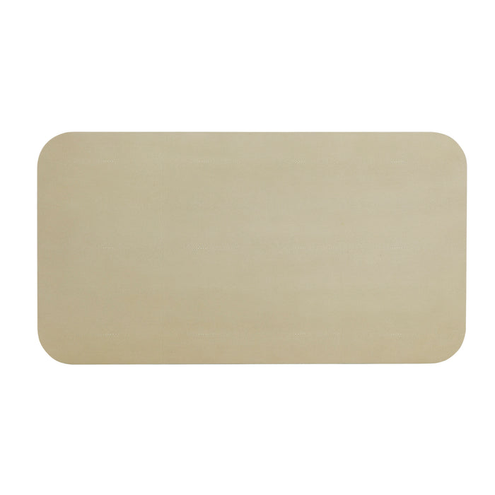 Ivory Faux Shagreen / Champagne